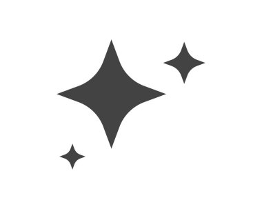 Yıldız simgesi şablon vektör illüstrasyon tasarımı