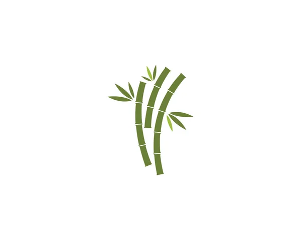 Дизайн Векторных Иконок Логотипом Бамбука — стоковый вектор