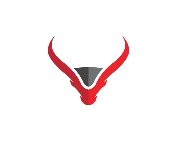 Taurus Logo Template Vetor Ícone Ilustração Design —  Vetores de Stock