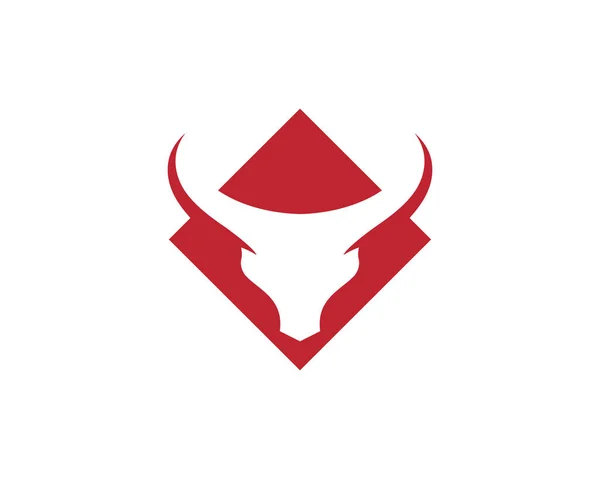 Taurus Logo Plantilla Vector Icono Ilustración Diseño — Vector de stock