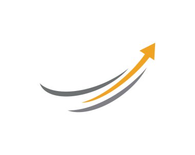 Ok vektör illüstrasyon simgesi Logo Şablonu tasarımı