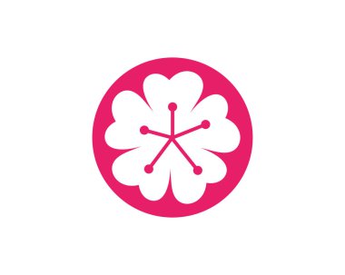 Güzellik Plumeria Simgesi Çiçek Tasarımı Çizim Şablonu