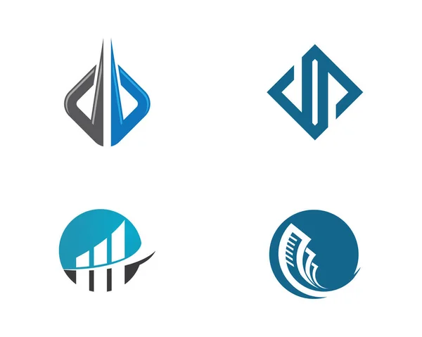 Negocios Finanzas Logo Plantilla Vector Icono Diseño — Vector de stock