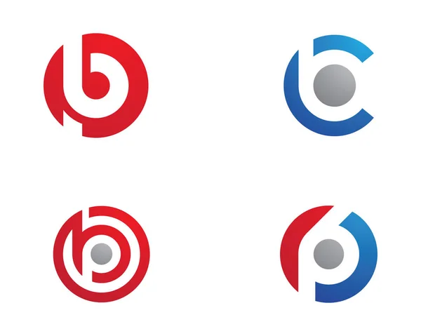 Letter Logo Template Vector Icon Design — Stock Vector