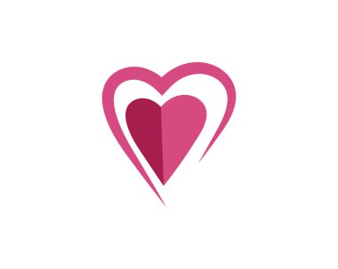 Güzellik Aşk Vektörü simge tasarım şablonu