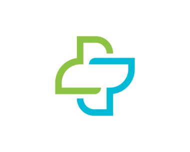 Sağlık Tıbbi Logosu vektör illüstrasyon tasarımı