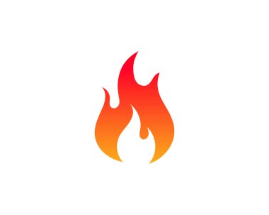 Ateş vektörü çizim şablonunu ateşle