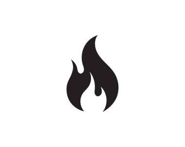 Ateş vektörü çizim şablonunu ateşle