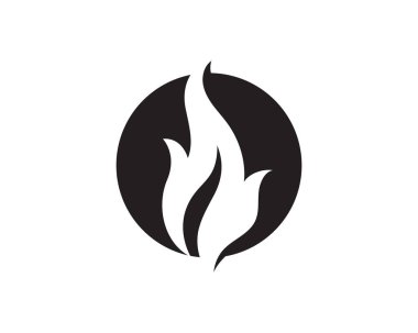 Ateş vektörü çizim şablonunu ateşle