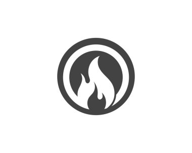 Ateş vektörü çizim şablonunu ateşle