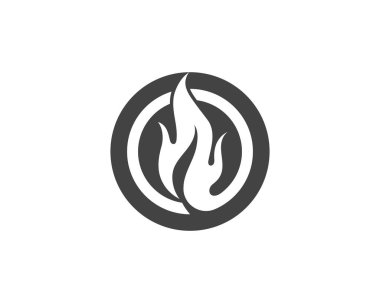 Ateş vektörü çizim şablonunu ateşle