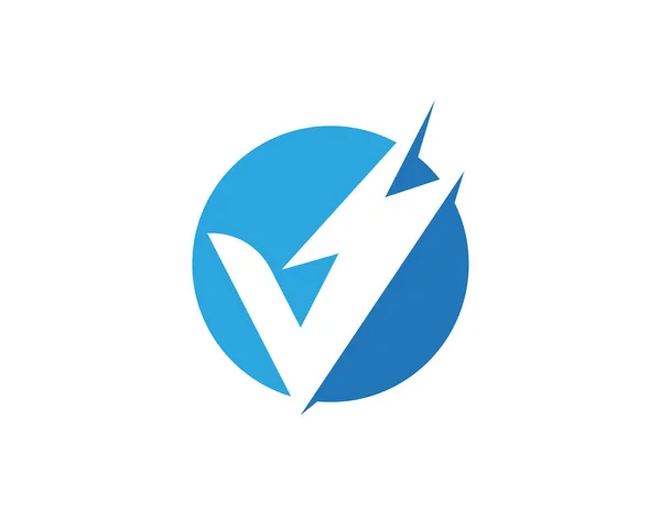 Letter Lightning Logo Template Vector Pictogram Illustratie Ontwerp — Stockvector
