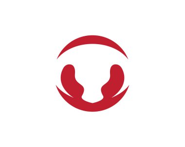 Taurus Logo Şablon vektör çizimi tasarımı