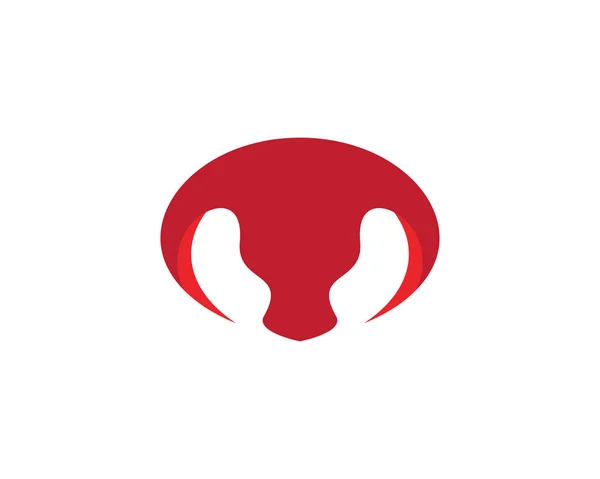 Taurus Logo Şablon Vektör Çizimi Tasarımı — Stok Vektör