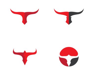 Taurus Logo Şablon vektör çizimi tasarımı