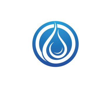 su damlası Logo Şablonu vektör çizimi tasarımı
