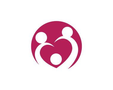 Topluluk, ağ ve sosyal simge tasarım şablonu