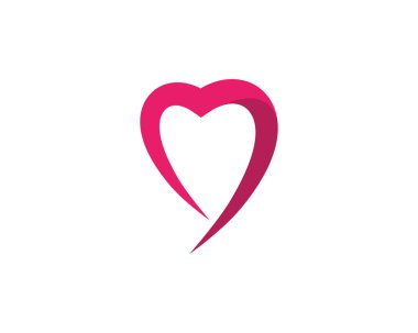 Güzellik Aşk Vektörü simge tasarım şablonu