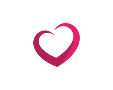 Güzellik Aşk Vektörü simge tasarım şablonu