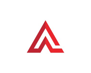 Bir Harf Logo Şablonu vektör illüstrasyon tasarımı