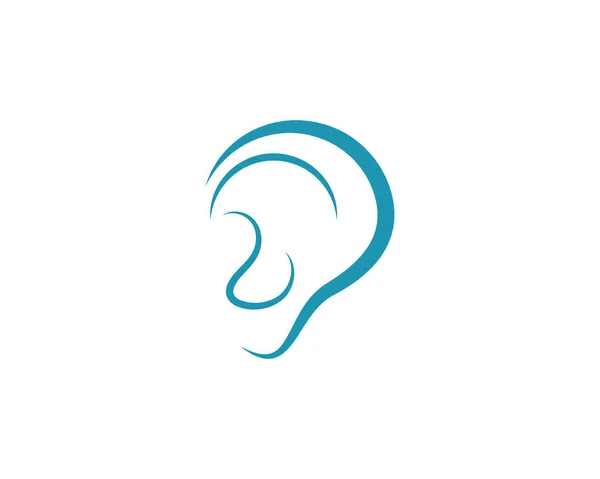 Hearing Logo Template Vector Icon Design — Stock Vector