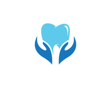 Diş logosu Şablon vektör çizim simgesi tasarımı