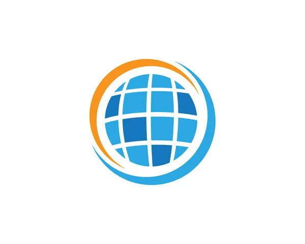 Solar Logo Energy Icon Vector Design — Stock Vector