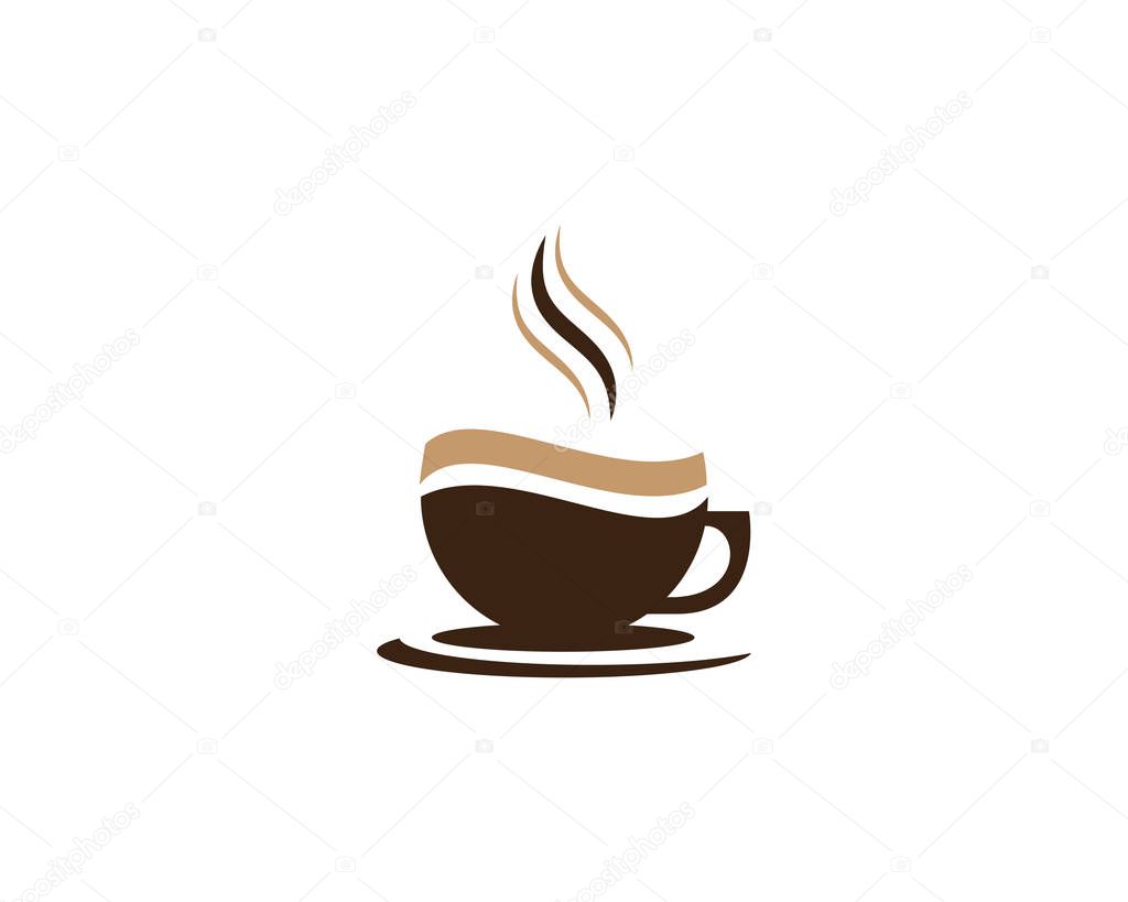 Coffee cup Logo Template vector icon design