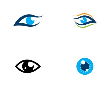 Marka Kimliği Kurumsal Göz Bakımı vektör logosu tasarımı