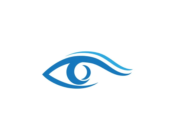 Identidad Marca Diseño Del Logotipo Del Vector Cuidado Ocular Corporativo — Vector de stock