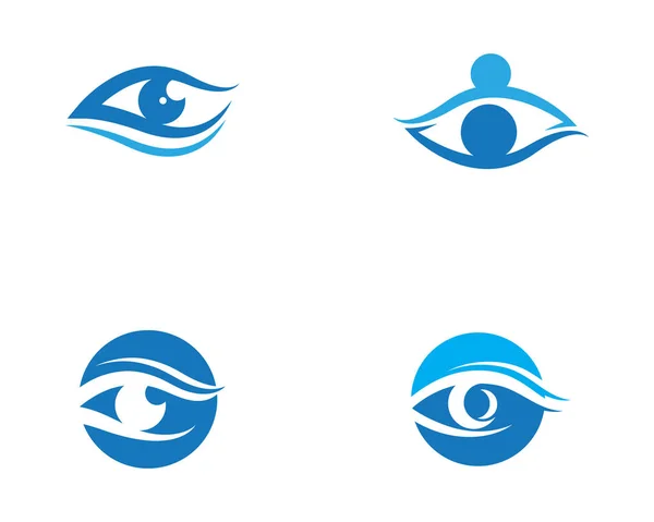 Identità Branding Corporate Eye Care Logo Vettoriale Design — Vettoriale Stock