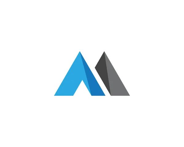 Carta Logo Modelo Vetor Ilustração Design —  Vetores de Stock