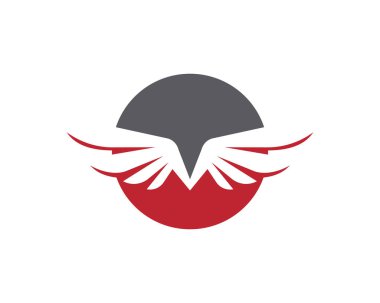 Falcon Logo Şablonu vektör çizimi tasarımı