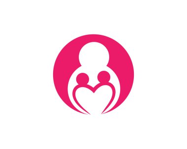 Hamile logo şablonu vektör resimleme tasarımı