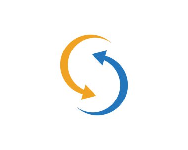 Ok vektör illüstrasyon simgesi Logo Şablonu tasarımı