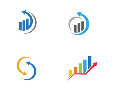 Business Finance Logo şablon vektör simgesi tasarımı
