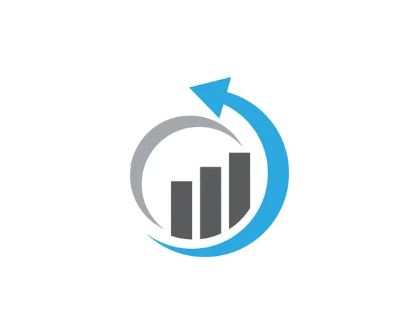 Negocios Finanzas Logo Plantilla Vector Icono Diseño — Archivo Imágenes Vectoriales