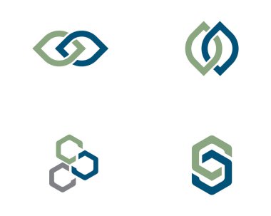 İş kurumsal soyut birlik vektör logosu tasarım şablonu