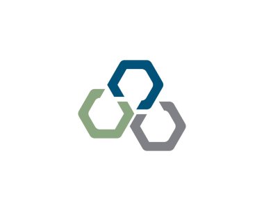 İş kurumsal soyut birlik vektör logosu tasarım şablonu