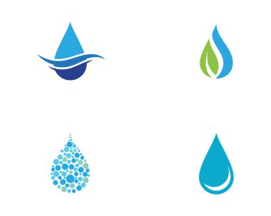 su damlası Logo Şablonu vektör çizimi tasarımı
