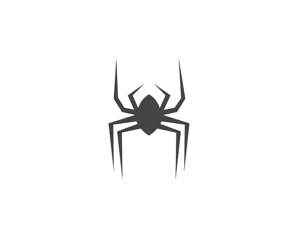 クモのロゴ デザイン ベクトル イラスト デザイン テンプレート — ストックベクタ