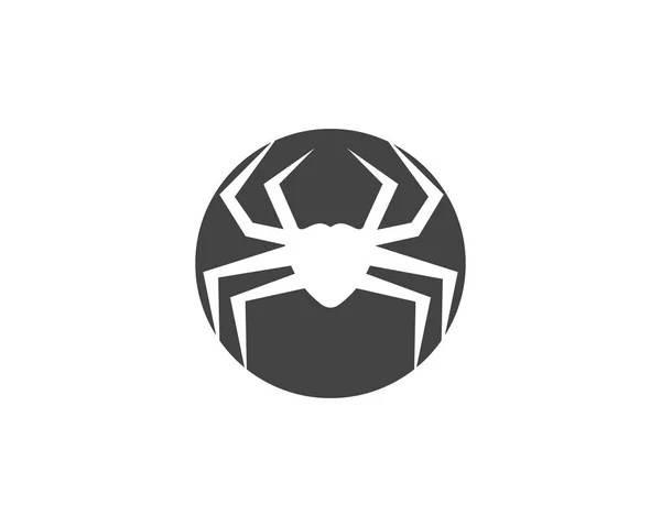 Αράχνη Λογότυπο Σχεδιασμό Πρότυπο Σχεδίασης Εικονογράφηση Διάνυσμα — Διανυσματικό Αρχείο