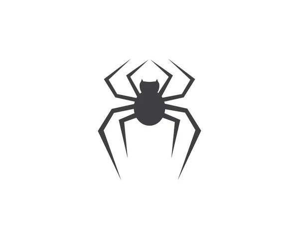 Spider Logo Design Vector Ilustração Design Template —  Vetores de Stock