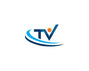 TV İzleyicisi simge vektör çizim tasarım logosu