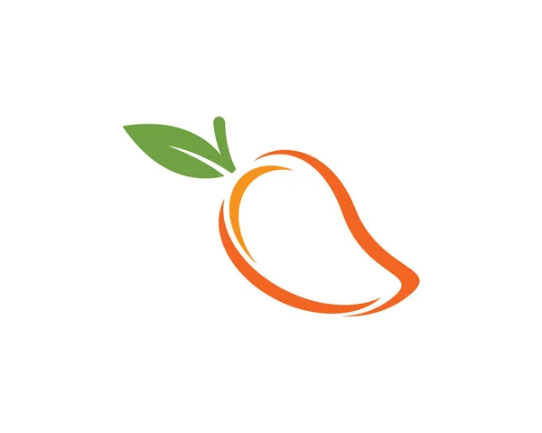 Mango Estilo Plano Logo Vectorial Mango Icono Mango — Archivo Imágenes Vectoriales