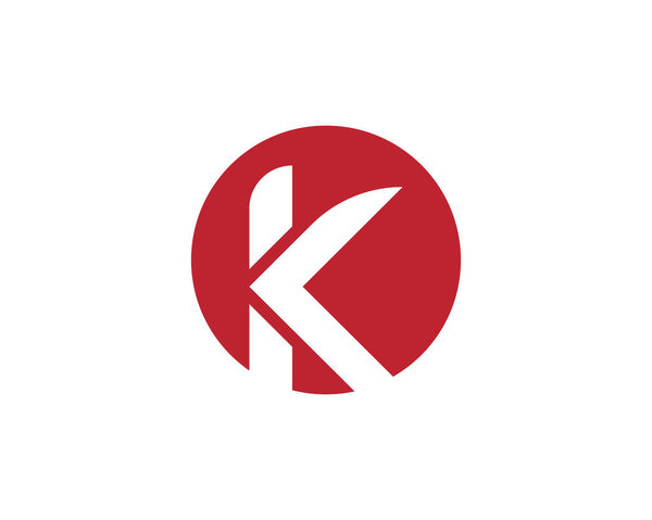 K Letter Arrow vector illustration icon Logo Template design