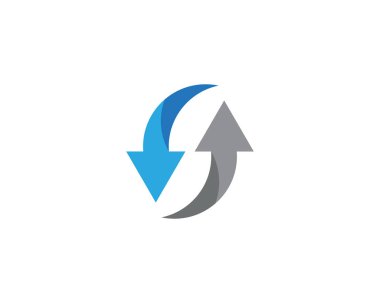 Ok vektör illüstrasyon simgesi Logo Şablonu tasarımı