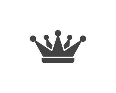 Crown Logo Şablonu vektör çizimi tasarımı