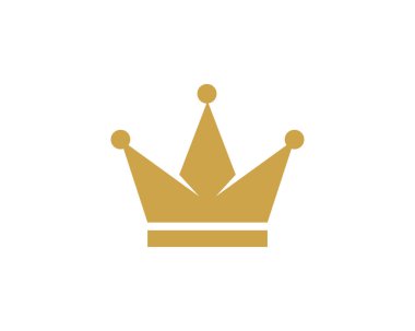 Crown Logo Şablonu vektör çizimi tasarımı