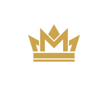 Crown Logo Şablonu vektör çizimi tasarımı
